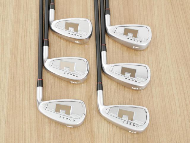 Iron set : Daiwa : ชุดเหล็ก Daiwa OnOff AKA (ออกปี 2024 ตีง่าย ไกล หน้าเด้ง บางเพียง 1.9 มิล) มีเหล็ก 5-Pw (6 ชิ้น) ก้านกราไฟต์ KBS PGI 60 Flex R