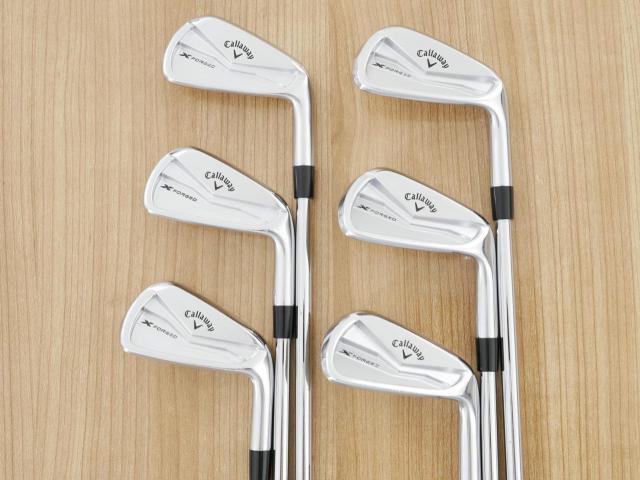 Iron set : Callaway : ชุดเหล็ก Callaway X Forged (ออกปี 2024 นุ่ม แน่น หล่อมาก) มีเหล็ก 5-Pw (6 ชิ้น) ก้านเหล็ก NS Pro Modus 105 Flex S