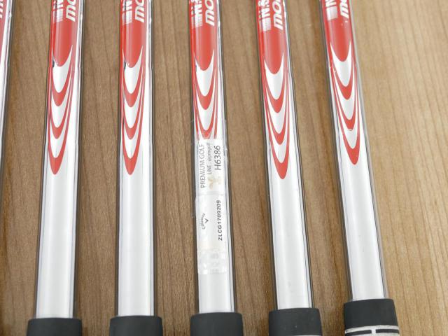 Iron set : Callaway : ชุดเหล็ก Callaway X Forged (ออกปี 2024 นุ่ม แน่น หล่อมาก) มีเหล็ก 5-Pw (6 ชิ้น) ก้านเหล็ก NS Pro Modus 105 Flex S