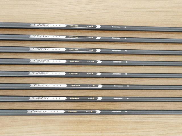 Iron set : Tourstage : ชุดเหล็ก Tourstage VIQ (Forged) มีเหล็ก 4-Pw,Aw (8 ชิ้น) ก้านกราไฟต์ Flex S