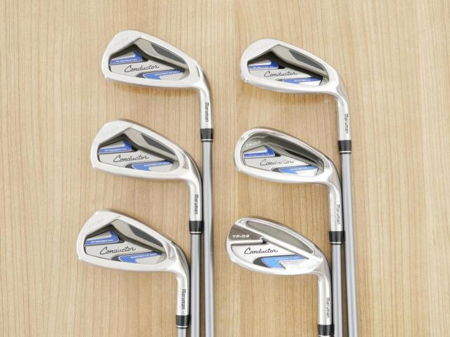Iron set : Maruman : ชุดเหล็ก Maruman Conductor TF-02 มีเหล็ก 6-Pw,Aw (6 ชิ้น) ก้านกราไฟต์ Flex R