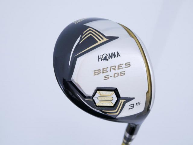 Fairway Wood : Honma : **ก้าน 3 ดาว** หัวไม้ 3 Honma Beres S-06 (รุ่นปี 2019) Loft 15 ก้าน ARMRQ X (47) Flex SR (3 ดาว)