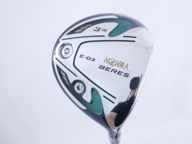 Fairway Wood : Honma : หัวไม้ 3 Honma Beres E-03 (ออกปี 2015 เหมาะกับซีเนียร์) Loft 16 ก้าน ARMRQ 8 (45) Flex R (2 ดาว)