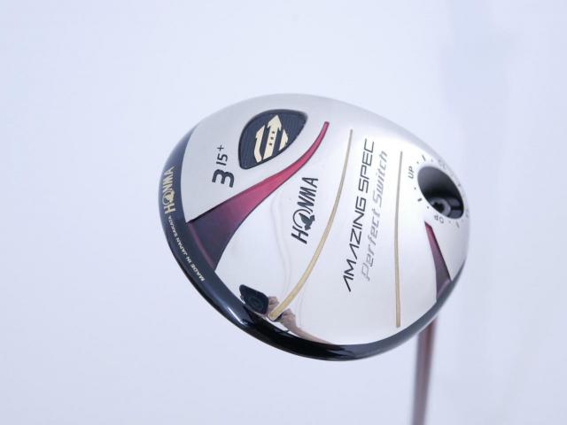 Fairway Wood : Honma : **ก้าน 3 ดาว** หัวไม้ 3 Honma Amazing Spec Perfect Switch Loft 15 ก้าน ARMRQ 6 Flex R (3 ดาว)