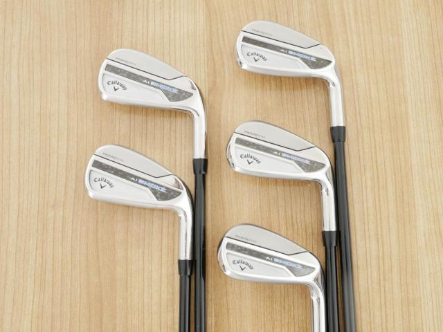 Iron set : Callaway : ชุดเหล็ก Callaway Paradym Ai Smoke (ออกปี 2024 ตีง่ายมาก ไกล Japan Spec.) มีเหล็ก 6-Pw (5 ชิ้น) ก้านกราไฟต์ Mitsubishi TENSEI 45 Flex SR