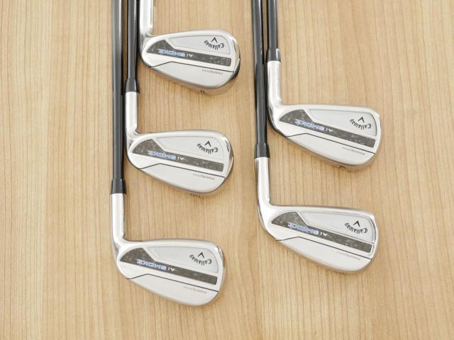 Iron set : Callaway : ชุดเหล็ก Callaway Paradym Ai Smoke (ออกปี 2024 ตีง่ายมาก ไกล Japan Spec.) มีเหล็ก 6-Pw (5 ชิ้น) ก้านกราไฟต์ Mitsubishi TENSEI 45 Flex SR