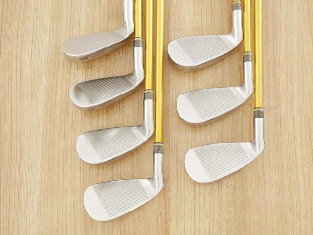 Iron set : Tsuruya : ชุดเหล็ก Tsuruya Onesider SE (ใบใหญ่ หน้าเด้ง) มีเหล็ก 4-Pw (7 ชิ้น) ก้านกราไฟต์ Flex R