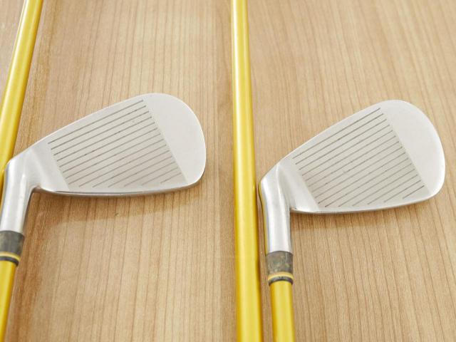 Iron set : Tsuruya : ชุดเหล็ก Tsuruya Onesider SE (ใบใหญ่ หน้าเด้ง) มีเหล็ก 4-Pw (7 ชิ้น) ก้านกราไฟต์ Flex R