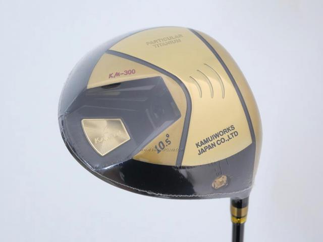 Driver : Kamuiworks : **ของใหม่ ยังไม่แกะพลาสติก** Kamuiworks KM-300 Gold (ปี 2018 หน้าเด้งเกินกฏ มีสปริงข้างใน) Loft 10.5 ก้าน Fujikura Double Kick Flex R