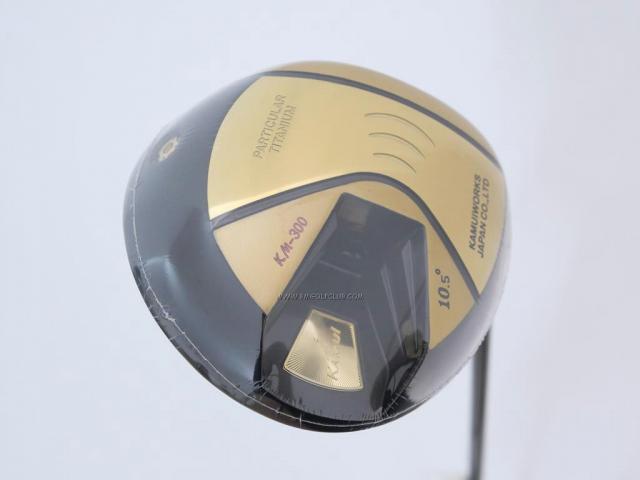 Driver : Kamuiworks : **ของใหม่ ยังไม่แกะพลาสติก** Kamuiworks KM-300 Gold (ปี 2018 หน้าเด้งเกินกฏ มีสปริงข้างใน) Loft 10.5 ก้าน Fujikura Double Kick Flex R