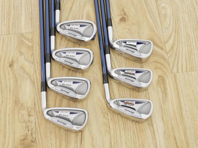 Iron set : Mizuno : ชุดเหล็ก Mizuno MX-19 HEMI COG (ใบใหญ่ ตีง้าย) มีเหล็ก 4-Pw (7 ชิ้น) ก้านกราไฟต์ Flex R