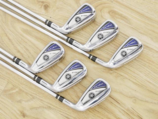 Iron set : Yamaha : ชุดเหล็ก Yamaha Inpres UD+2 (ออกปี 2019 ตีไกลที่สุด ไกลกว่าเหล็กทั่วไป 2 เบอร์ หน้าเด้ง COR 0.822) มีเหล็ก 5-Pw (6 ชิ้น) ก้านเหล็ก NS Pro Zelos 7 Flex S