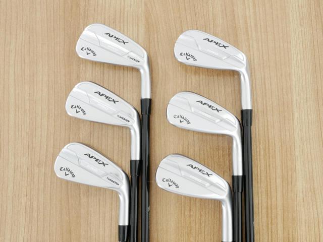 Iron set : Callaway : ชุดเหล็ก Callaway APEX Pro Forged (ออกปี 2022) มีเหล็ก 5-Pw (6 ชิ้น) ก้านกราไฟต์ Mitsubishi MMT 95 Flex S