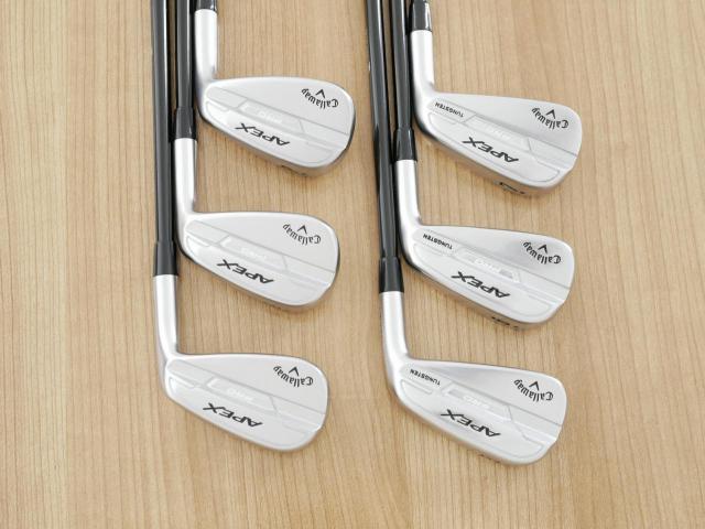 Iron set : Callaway : ชุดเหล็ก Callaway APEX Pro Forged (ออกปี 2022) มีเหล็ก 5-Pw (6 ชิ้น) ก้านกราไฟต์ Mitsubishi MMT 95 Flex S