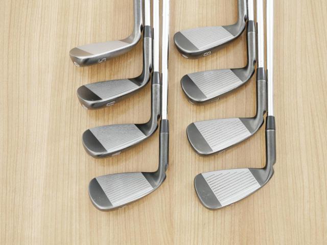 Iron set : Ping : ชุดเหล็ก Ping G710 (ปี 2021 Japan Spec. ใบใหญ่ ง่ายที่สุด ไกลที่สุดของ Ping) มีเหล็ก 5-Pw,Aw,Sw (8 ชิ้น)  ก้านเหล็ก NS Pro 950 NEO Flex S