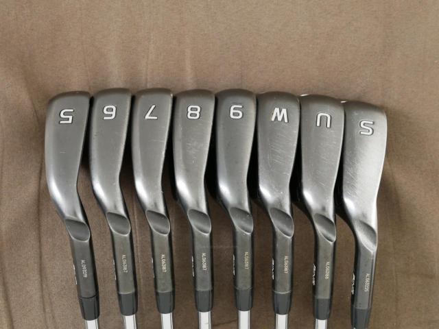 Iron set : Ping : ชุดเหล็ก Ping G710 (ปี 2021 Japan Spec. ใบใหญ่ ง่ายที่สุด ไกลที่สุดของ Ping) มีเหล็ก 5-Pw,Aw,Sw (8 ชิ้น)  ก้านเหล็ก NS Pro 950 NEO Flex S