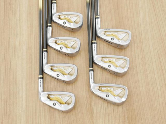 Iron set : Honma : ชุดเหล็ก Honma Beres IS-02 (หน้าเด้ง Forged) มีเหล็ก 5-11 (7 ชิ้น เทียบเท่า 4-Pw) ก้าน ARMRQ 6 (49) Flex R (2 ดาว)