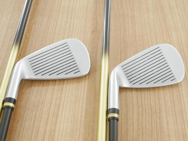 Iron set : Honma : ชุดเหล็ก Honma Beres IS-02 (หน้าเด้ง Forged) มีเหล็ก 5-11 (7 ชิ้น เทียบเท่า 4-Pw) ก้าน ARMRQ 6 (49) Flex R (2 ดาว)