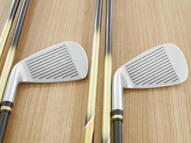 Iron set : Honma : ชุดเหล็ก Honma Beres IS-02 (หน้าเด้ง Forged) มีเหล็ก 5-11 (7 ชิ้น เทียบเท่า 4-Pw) ก้าน ARMRQ 6 (49) Flex R (2 ดาว)