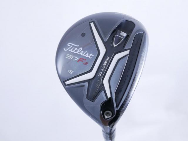 Fairway Wood : Titleist : **มีบุบ** หัวไม้ 3 Titleist 917F2 Loft 15 ก้าน Mitsubishi Diamana 70 Flex R