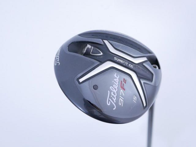 Fairway Wood : Titleist : **มีบุบ** หัวไม้ 3 Titleist 917F2 Loft 15 ก้าน Mitsubishi Diamana 70 Flex R