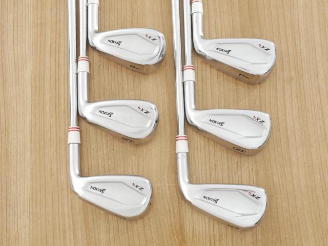 Iron set : Other Brand : ชุดเหล็ก Srixon ZX4 Face Forged (รุ่นปี 2021 ตีง่าย ไกล) มีเหล็ก 5-Pw (6 ชิ้น) ก้านเหล็ก Project X 6.0 Flex SX