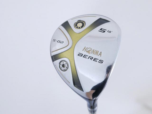 Fairway Wood : Honma : **ก้าน 3 ดาว** หัวไม้ 5 Honma Beres S-02 Loft 18 ก้าน ARMRQ 6 (49) Flex R (3 ดาว)