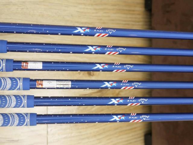 Iron set : Callaway : ชุดเหล็ก Callaway XR (ใบใหญ่ ตีง่ายมาก) มีเหล็ก 5-Pw (6 ชิ้น) ก้านกราไฟต์ Flex R