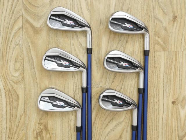 Iron set : Callaway : ชุดเหล็ก Callaway XR (ใบใหญ่ ตีง่ายมาก) มีเหล็ก 5-Pw (6 ชิ้น) ก้านกราไฟต์ Flex R
