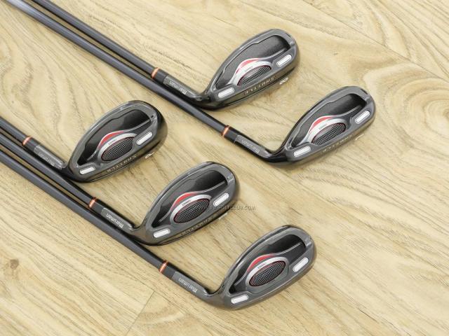 Iron set : Maruman : ชุดเหล็กกระเทย Maruman Shuttle i3000x มีเหล็ก 7-10,Pw (5 ชิ้น) ก้านกราไฟต์ Flex R