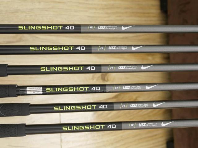 Iron set : Other Brand : ชุดเหล็ก Nike Slingshot 4D (ใบใหญ่ ตีง่าย) มีเหล็ก 5-Pw (6 ชิ้น) ก้านกราไฟต์ Flex R