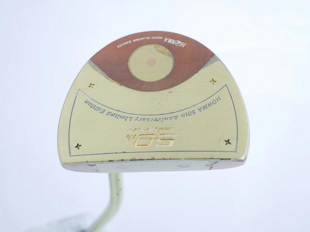 Putter : All : **ก้าน 3 ดาว** พัตเตอร์ Honma 50th Anniversary (Limited หายากมากๆ) ก้านกราไฟต์ ARMRQ (3 ดาว)