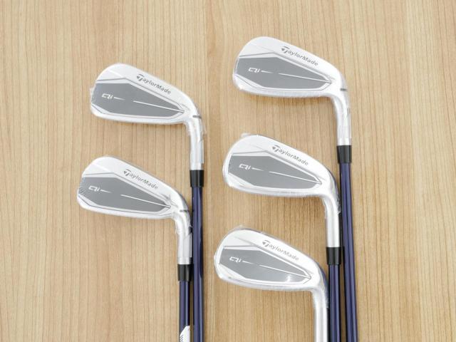 Iron set : Taylormade : **ของใหม่ ยังไม่แกะพลาสติก** ชุดเหล็ก Taylormade Qi (รุ่นล่าสุด ออกปี 2024 Japan Spec.) มีเหล็ก 6-Pw (5 ชิ้น) ก้านกราไฟต์ Mitsubishi Diamana TM60 Flex R