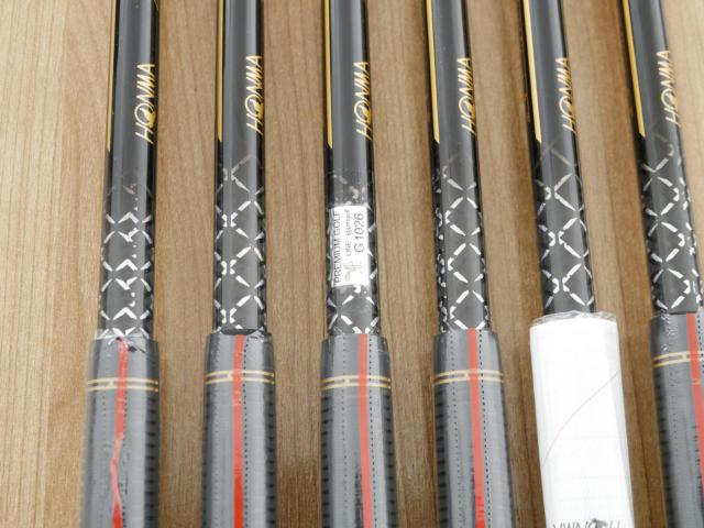 Iron set : Honma : **ของใหม่ ยังไม่แกะพลาสติก** ชุดเหล็ก Honma Beres 09 Forged Black (รุ่นล่าสุด ออกปี 2024 สวยมากๆ) มีเหล็ก 6-11 (6 ชิ้น เทียบเท่า 6-Pw) ก้าน ARMRQ FX Flex R