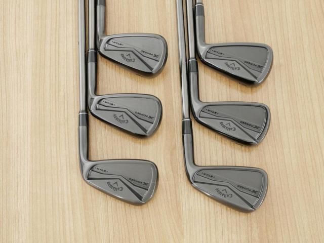Iron set : Callaway : ชุดเหล็ก Callaway X Forged Star Black Limited (ออกปี 2024 หายากมากๆ) มีเหล็ก 5-Pw (6 ชิ้น) ก้านเหล็ก NS Pro 950 NEO Black Flex S