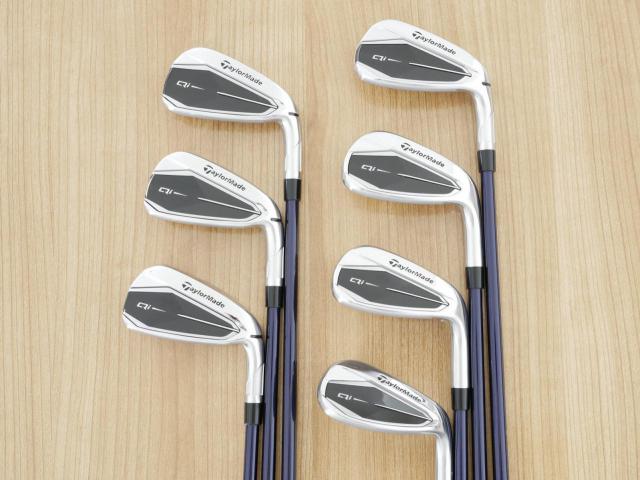Iron set : Taylormade : ชุดเหล็ก Taylormade Qi (รุ่นล่าสุด ออกปี 2024 Japan Spec.) มีเหล็ก 5-Pw,Sw (7 ชิ้น) ก้านกราไฟต์ Mitsubishi Diamana TM60 Flex R