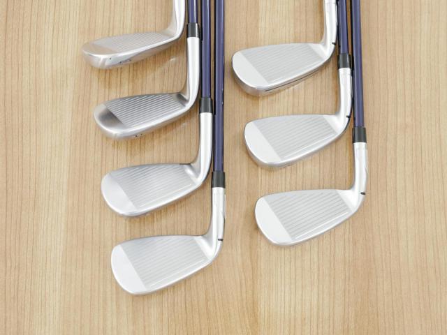 Iron set : Taylormade : ชุดเหล็ก Taylormade Qi (รุ่นล่าสุด ออกปี 2024 Japan Spec.) มีเหล็ก 5-Pw,Sw (7 ชิ้น) ก้านกราไฟต์ Mitsubishi Diamana TM60 Flex R