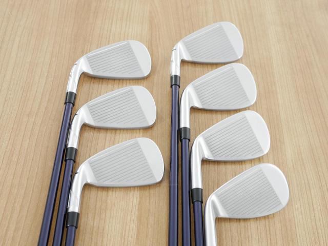 Iron set : Taylormade : ชุดเหล็ก Taylormade Qi (รุ่นล่าสุด ออกปี 2024 Japan Spec.) มีเหล็ก 5-Pw,Sw (7 ชิ้น) ก้านกราไฟต์ Mitsubishi Diamana TM60 Flex R
