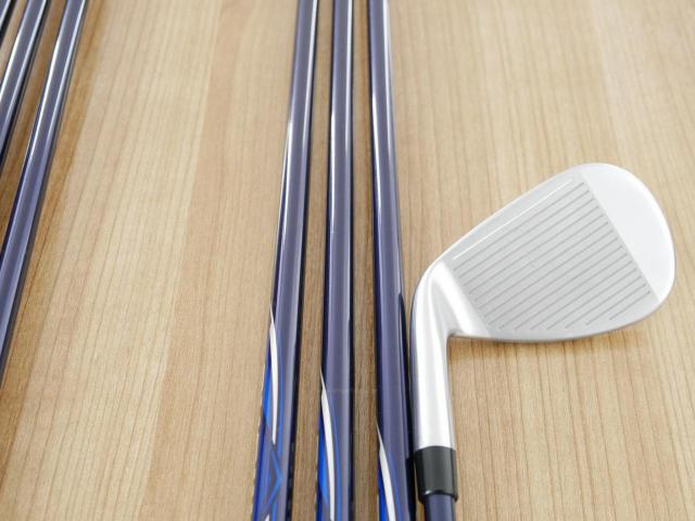 Iron set : Taylormade : ชุดเหล็ก Taylormade Qi (รุ่นล่าสุด ออกปี 2024 Japan Spec.) มีเหล็ก 5-Pw,Sw (7 ชิ้น) ก้านกราไฟต์ Mitsubishi Diamana TM60 Flex R