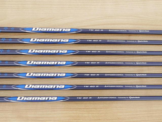 Iron set : Taylormade : ชุดเหล็ก Taylormade Qi (รุ่นล่าสุด ออกปี 2024 Japan Spec.) มีเหล็ก 5-Pw,Sw (7 ชิ้น) ก้านกราไฟต์ Mitsubishi Diamana TM60 Flex R