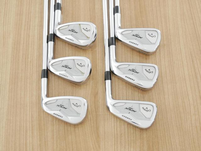 Iron set : Callaway : ชุดเหล็ก Callaway APEX Pro Forged (ออกปี 2019) มีเหล็ก 5-Pw (6 ชิ้น) ก้านเหล็ก NS Pro 950 Flex S