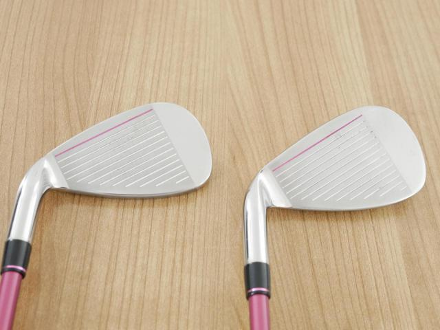 Lady club : All : ชุดเหล็ก Kasco Fereina (ใบใหญ่ ตีง่าย) มีเหล็ก 6-Pw,Sw (6 ชิ้น) ก้านกราไฟต์ Flex L