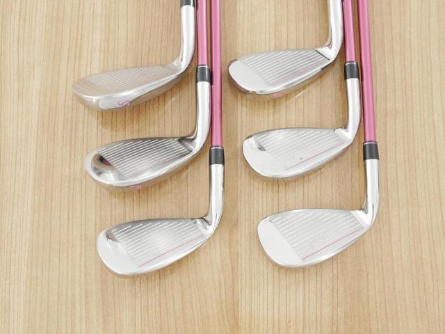 Lady club : All : ชุดเหล็ก Kasco Fereina (ใบใหญ่ ตีง่าย) มีเหล็ก 6-Pw,Sw (6 ชิ้น) ก้านกราไฟต์ Flex L