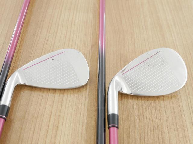 Lady club : All : ชุดเหล็ก Kasco Fereina (ใบใหญ่ ตีง่าย) มีเหล็ก 6-Pw,Sw (6 ชิ้น) ก้านกราไฟต์ Flex L