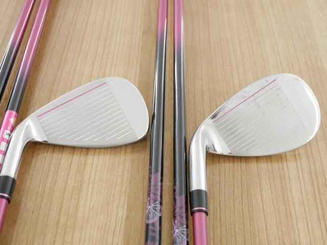 Lady club : All : ชุดเหล็ก Kasco Fereina (ใบใหญ่ ตีง่าย) มีเหล็ก 6-Pw,Sw (6 ชิ้น) ก้านกราไฟต์ Flex L