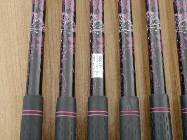 Lady club : All : ชุดเหล็ก Kasco Fereina (ใบใหญ่ ตีง่าย) มีเหล็ก 6-Pw,Sw (6 ชิ้น) ก้านกราไฟต์ Flex L