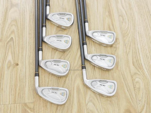 Iron set : Honma : ชุดเหล็ก Honma TwinMarks TM-504 มีเหล็ก 4-10 (7 ชิ้น) ก้านกราไฟต์ ARMRQ 856 Flex R (1 ดาว)