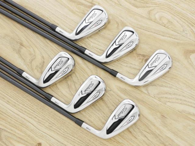 Iron set : Titleist : ชุดเหล็ก Titleist AP1 718 (ออกปี 2018) มีเหล็ก 5-Pw (6 ชิ้น) ก้านกราไฟต์ Fujikura MCI 60 Flex S