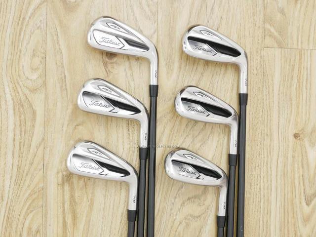 Iron set : Titleist : ชุดเหล็ก Titleist AP1 718 (ออกปี 2018) มีเหล็ก 5-Pw (6 ชิ้น) ก้านกราไฟต์ Fujikura MCI 60 Flex S
