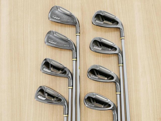 Iron set : PRGR : ชุดเหล็กกระเทย PRGR Super Egg Iron (ปี 2018 ตัวท๊อปสุด หน้าเด้งเกินกฏ ใช้แข่งไม่ได้ ตีไกมลมากๆ) มีเหล็ก 5-Pw,Aw,As (8 ชิ้น) ก้านกราไฟต์ Flex R (M-37)